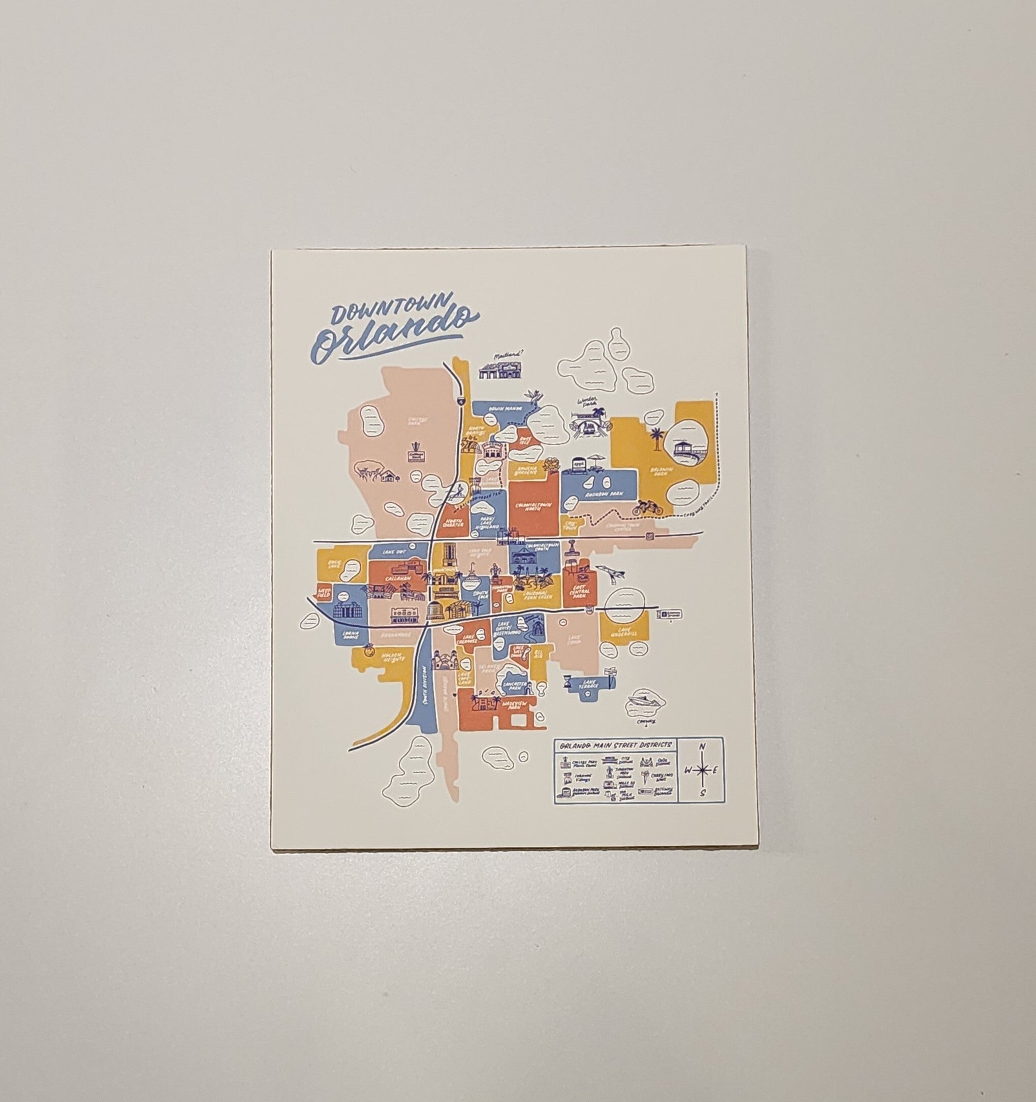 Downtown Orlando Map