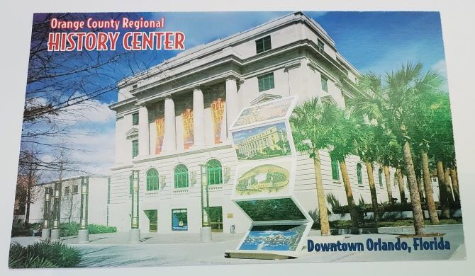 Postcard Florida Orlando FL Downtown 1960s Chrome Unposted 